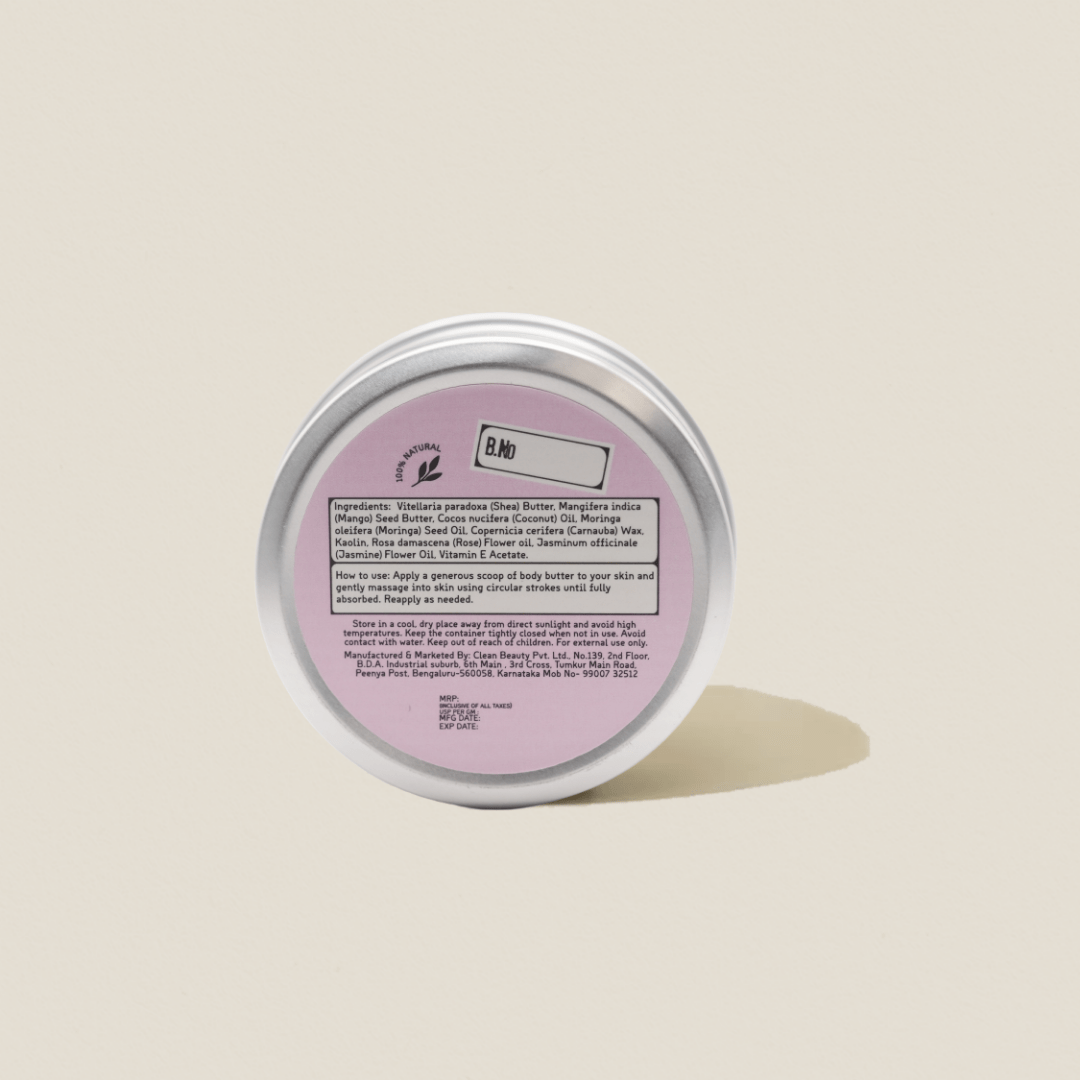 Rose Jasmine Body Butter – Romantic Aroma Rich Nourishment | Verified Sustainable by Brown Living™