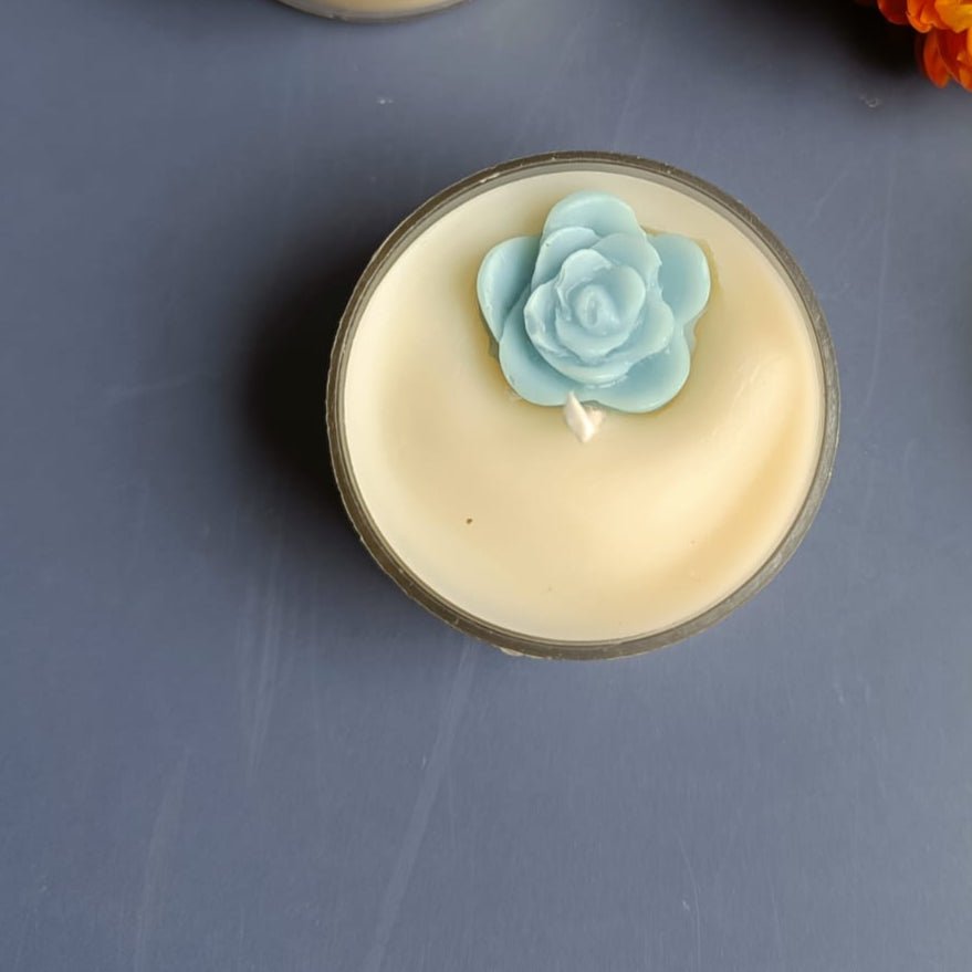 Rose Tealight Candle - Set of 6 – Candles & Fragrances on Brown Living™. SKU: TRCS65 - B. Img 5.