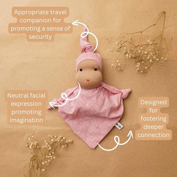Rumi - Waldorf Inspired fabric Doll – Role & Pretend Play Toys on Brown Living™. SKU: STWD(B) - 01. Img 2.