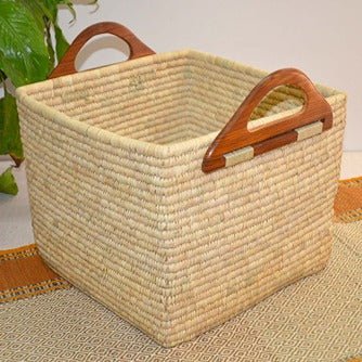 Sabai & Palm Storage Basket – Baskets & Boxes on Brown Living™. SKU: SBLBAS017D. Img 10.