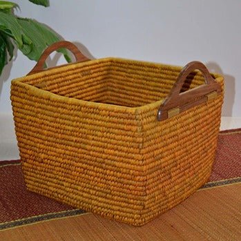 Sabai & Palm Storage Basket – Baskets & Boxes on Brown Living™. SKU: SBLBAS017C. Img 1.