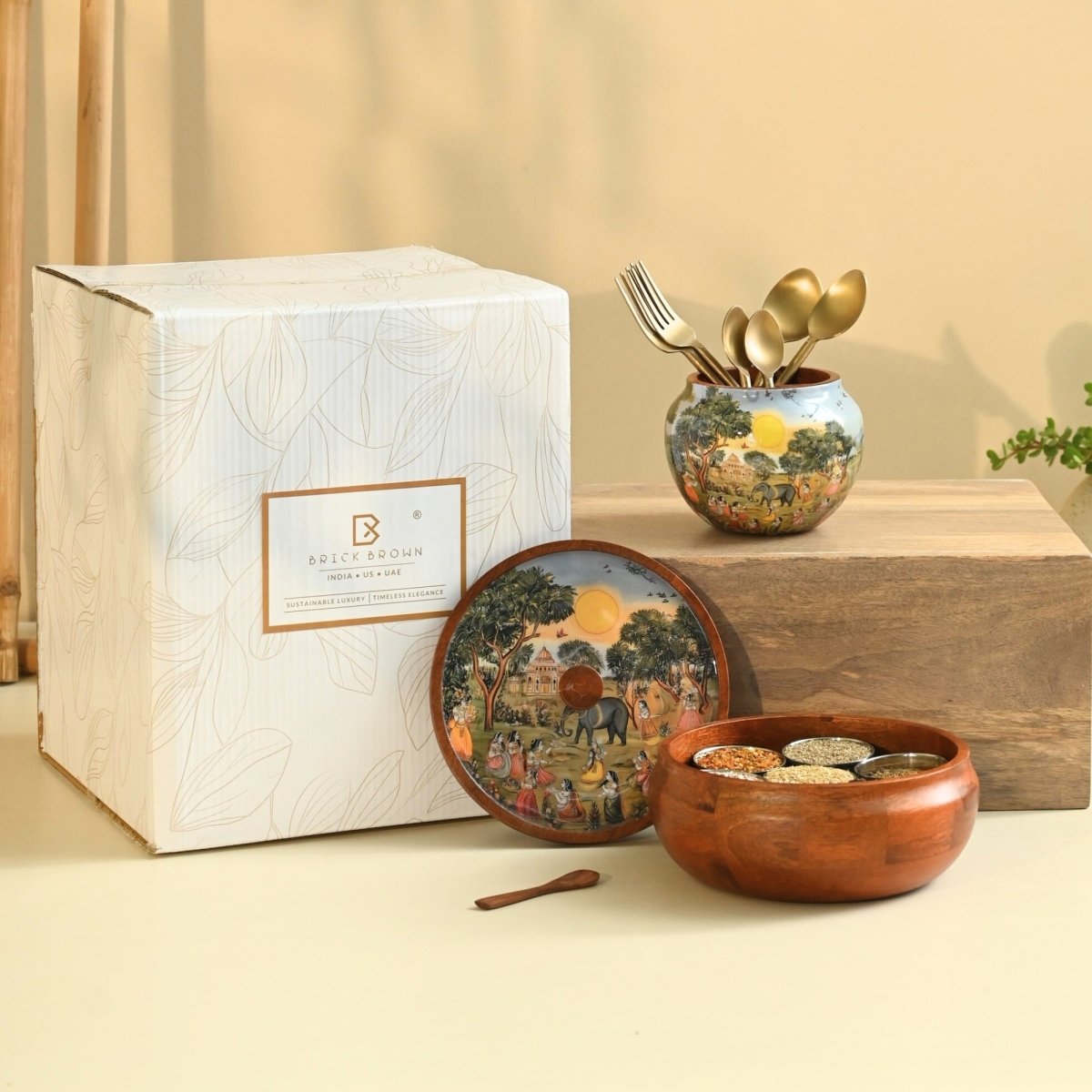 Saga Kitchen Duo Gift Set – Thoughtful Gift for Culinary Lovers – Gift Giving on Brown Living™. SKU: BBG008. Img 1.