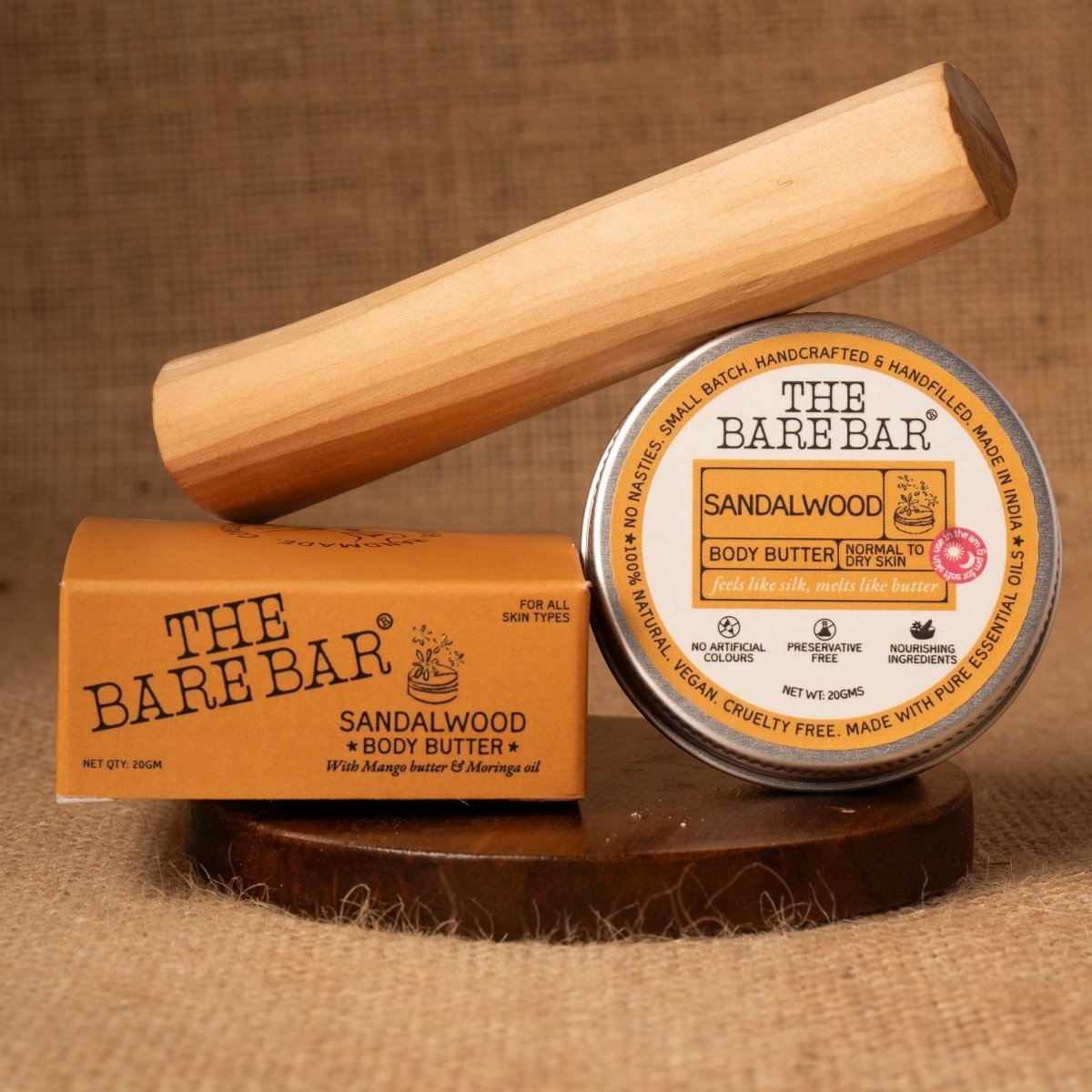 Sandalwood Body Butter – Earthy Calmness for Supple Skin | Verified Sustainable by Brown Living™