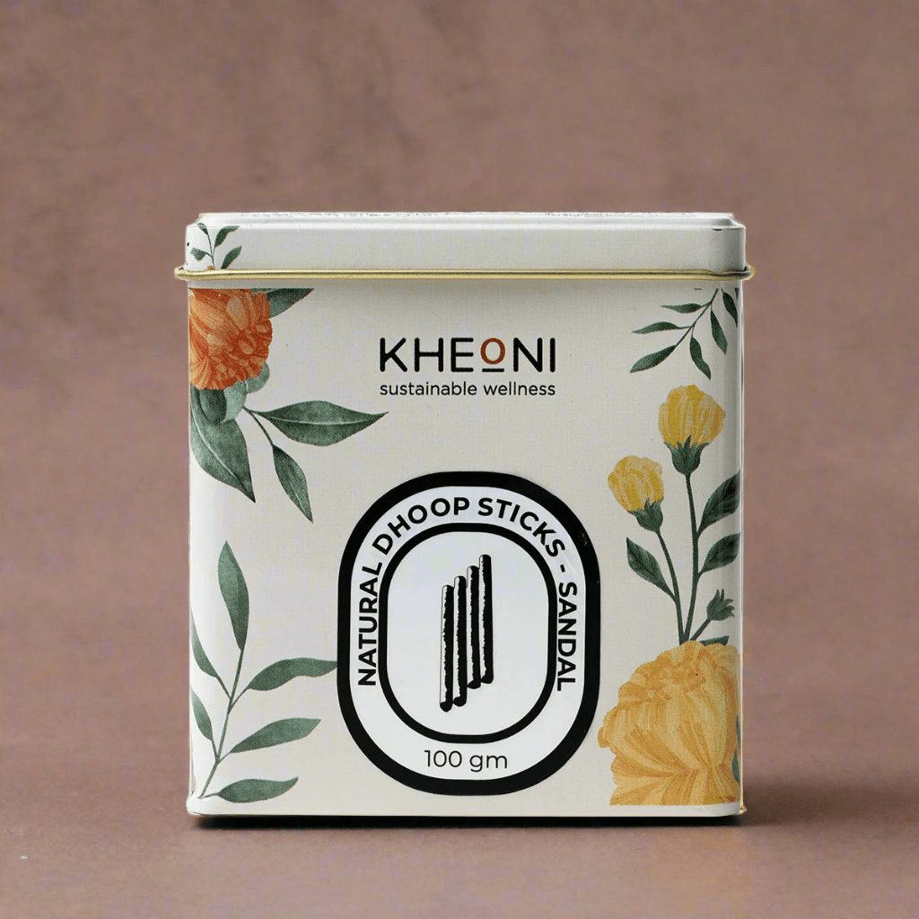 Sandalwood Natural Dhoop Sticks: The Essence of Calm and Purity – Home Decor on Brown Living™. SKU: SPDHSA001P. Img 1.
