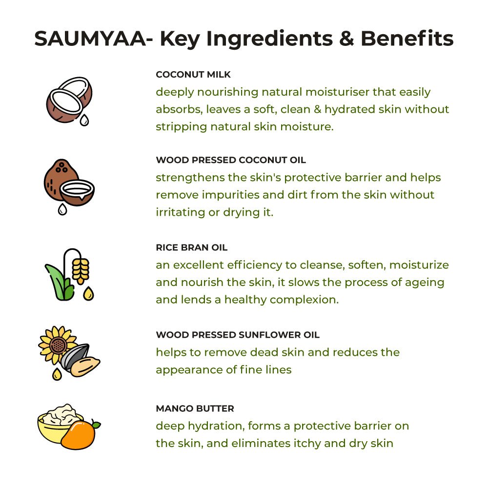 Saumyaa Coconut Milk Cold Process Soap (Rose + Orange Lentils) | All Skin types, Dry, Sensitive skin - friendly – Body Soap on Brown Living™. SKU: CPS5003. Img 3.