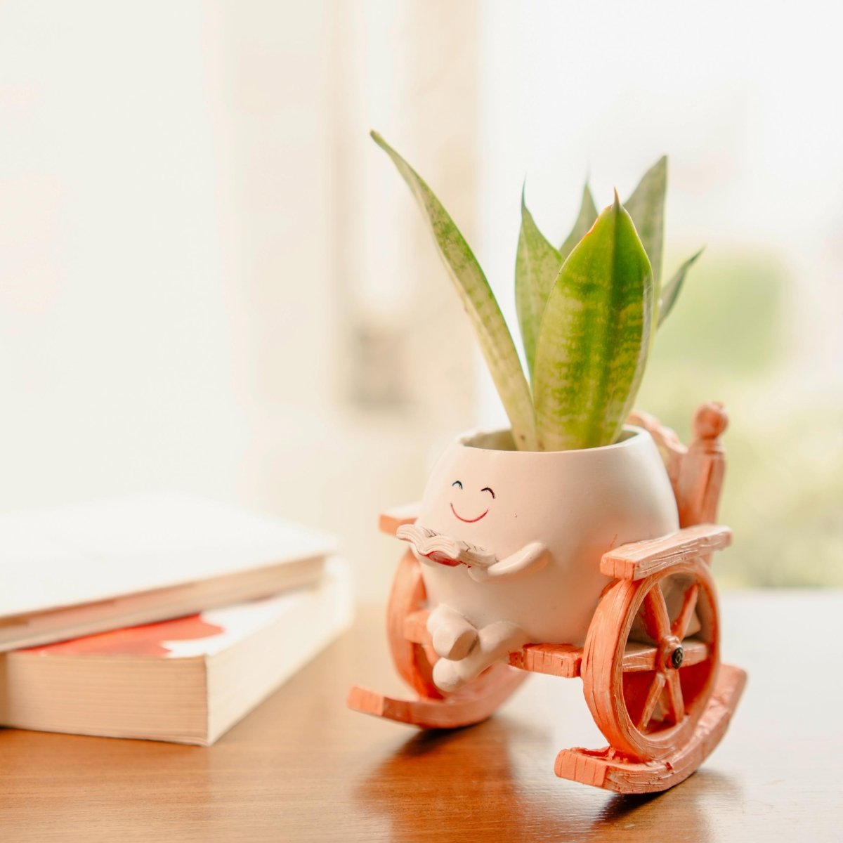 Seat of Stories - Hanging Planter for Indoor Spaces – Ceramic Planter on Brown Living™. SKU: v - 327. Img 5.