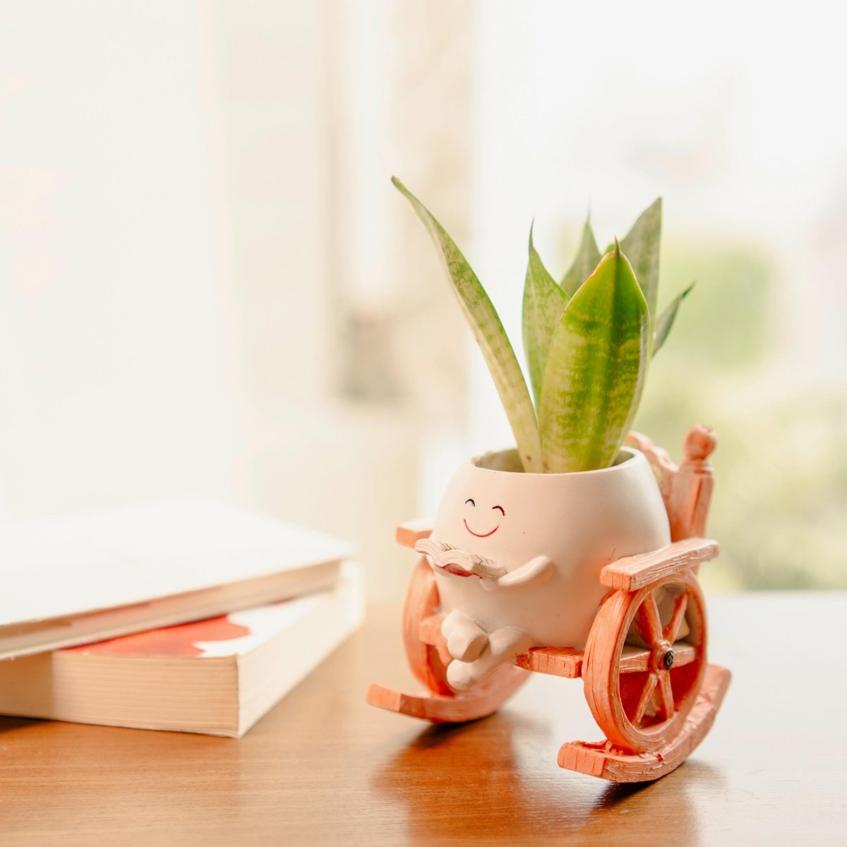 Seat of Stories - Hanging Planter for Indoor Spaces ā Ceramic Planter on Brown Livingā¢. SKU: v - 327. Img 4.