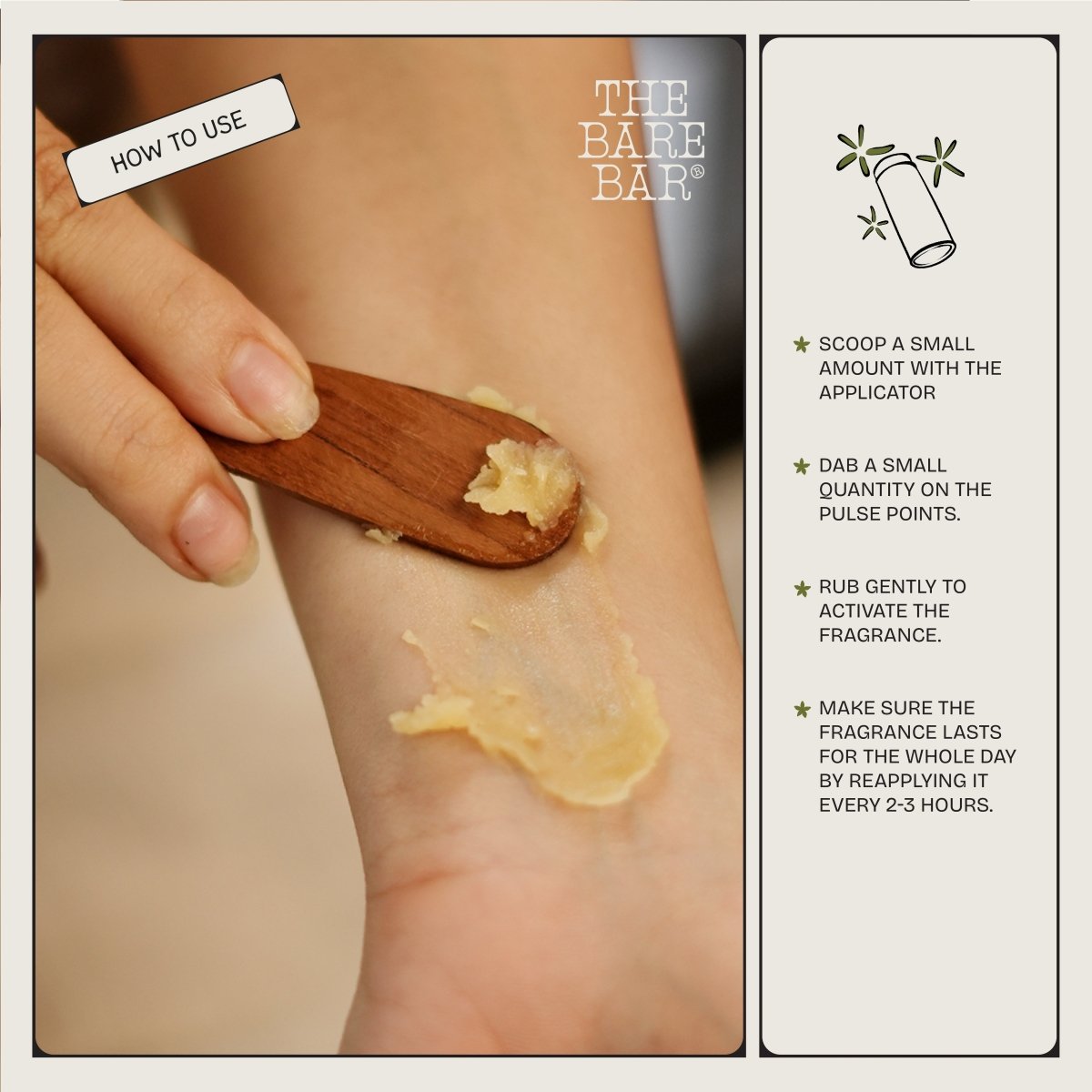 Solid Perfume - Colors of Autumn Blend with Woody Notes | Verified Sustainable by Brown Living™