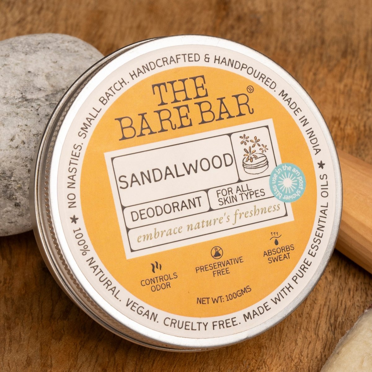 Soothing Sandalwood Deodorant for Everyday Comfort | Verified Sustainable by Brown Living™