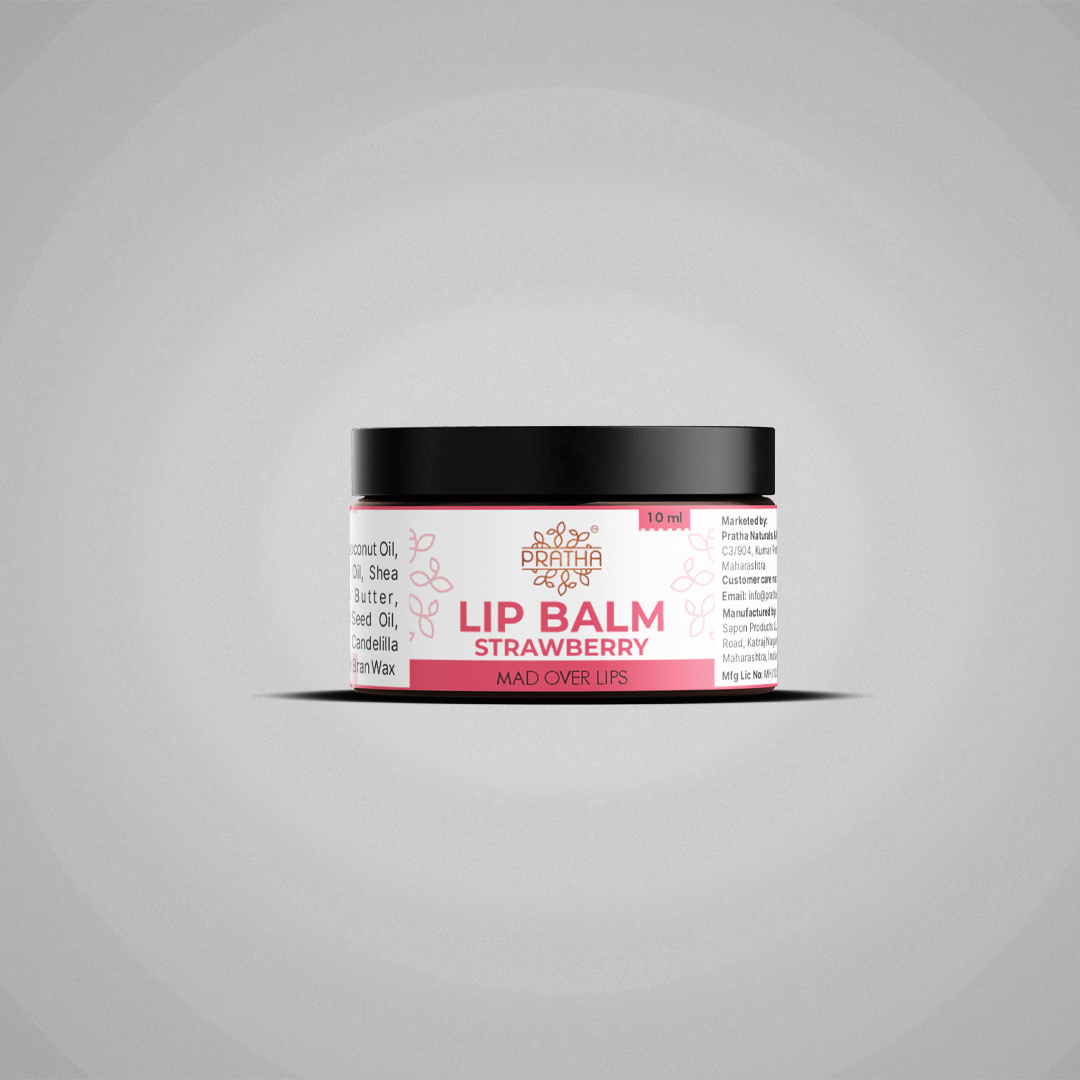 Strawberry Lip Balm | Hydrating & Soft Lips | Verified Sustainable by Brown Living™
