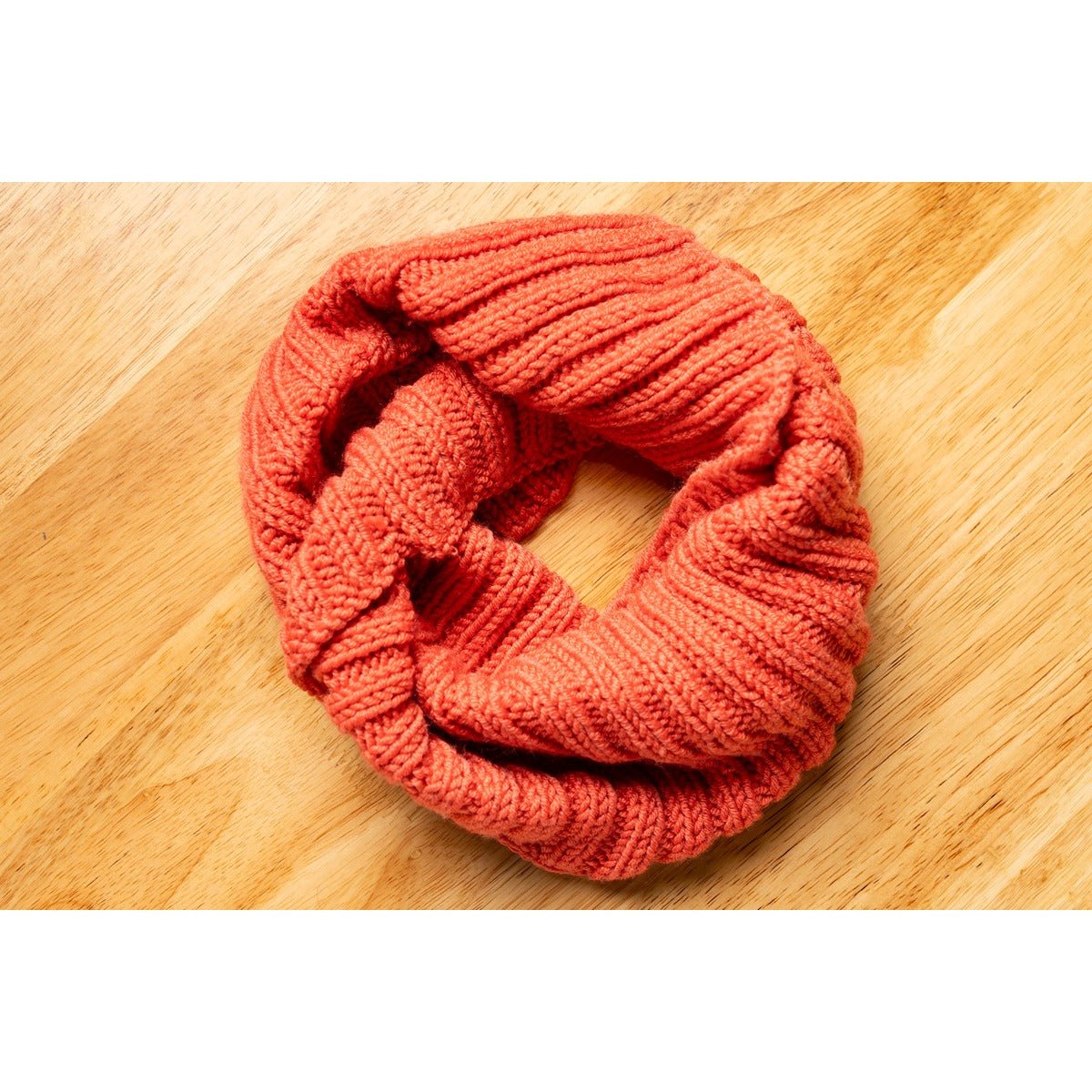 Stylish Merino Wool Balaclava with a Twist – Womens Hat by Naram available on Brown Living™. Orange . SKU: BTP - 03. Img 8.