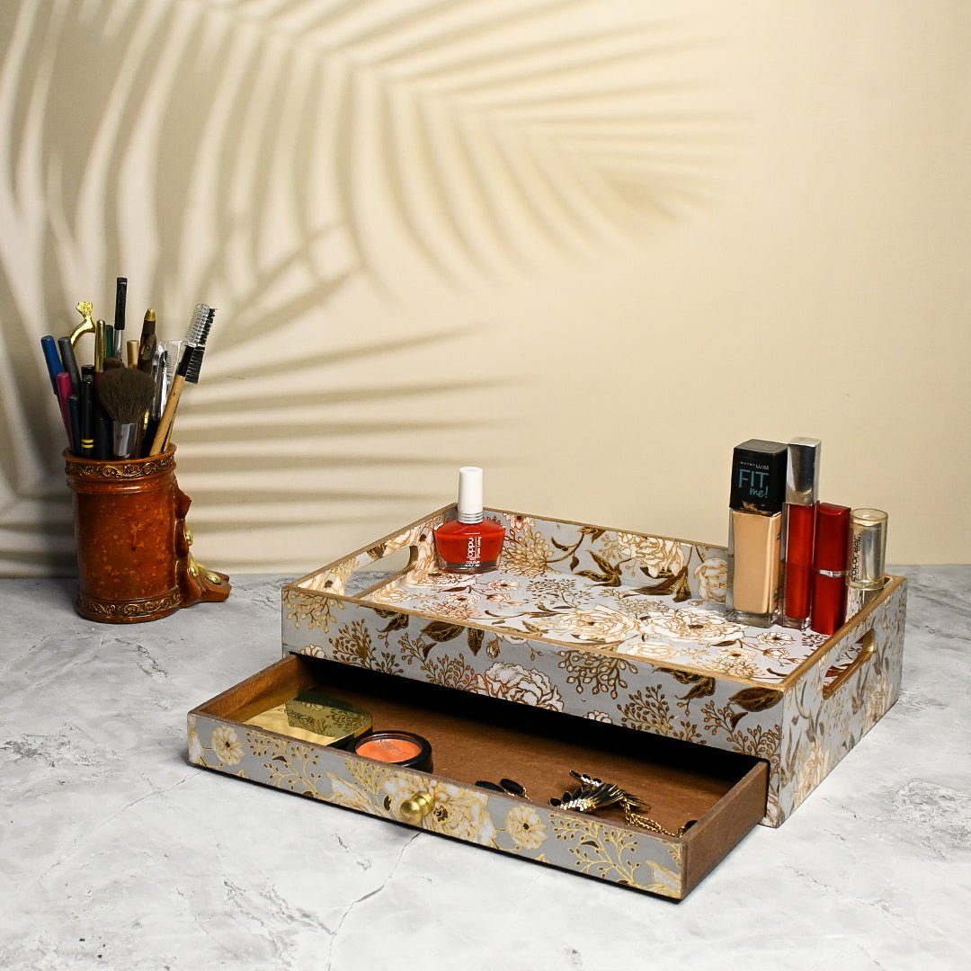 Summer Roses Drawer Tray – Home Decor on Brown Living™. SKU: MJ00104BX. Img 3.