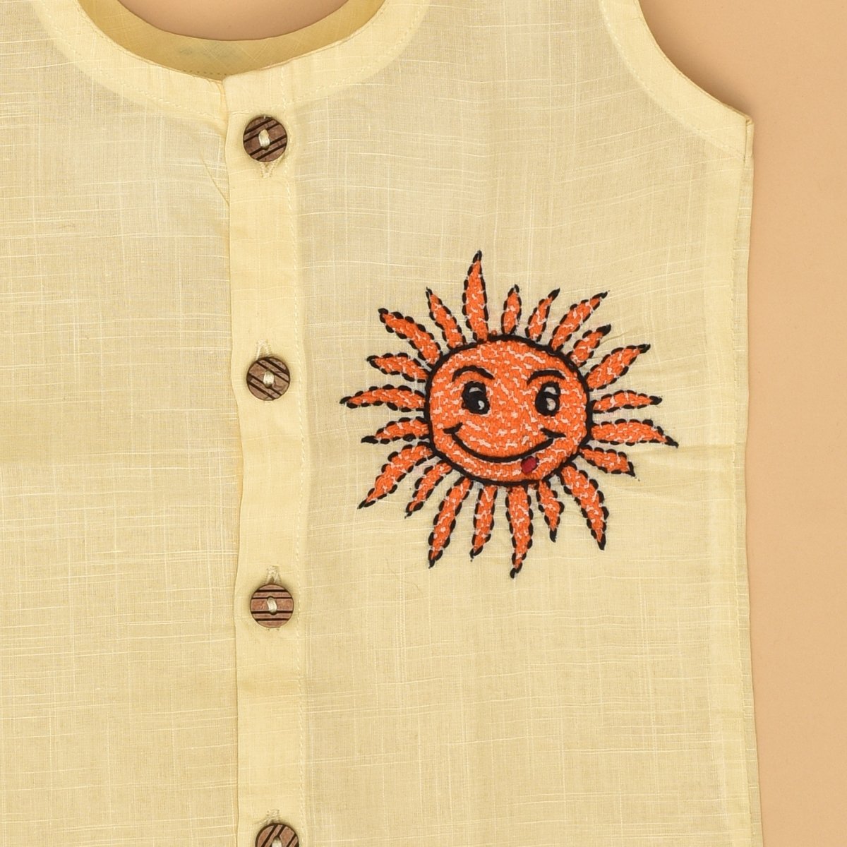 Sunshine & Moonbeam Jabla (Sun and Moon) – Pure Cotton Baby Jabla Set of 2 | Verified Sustainable by Brown Living™