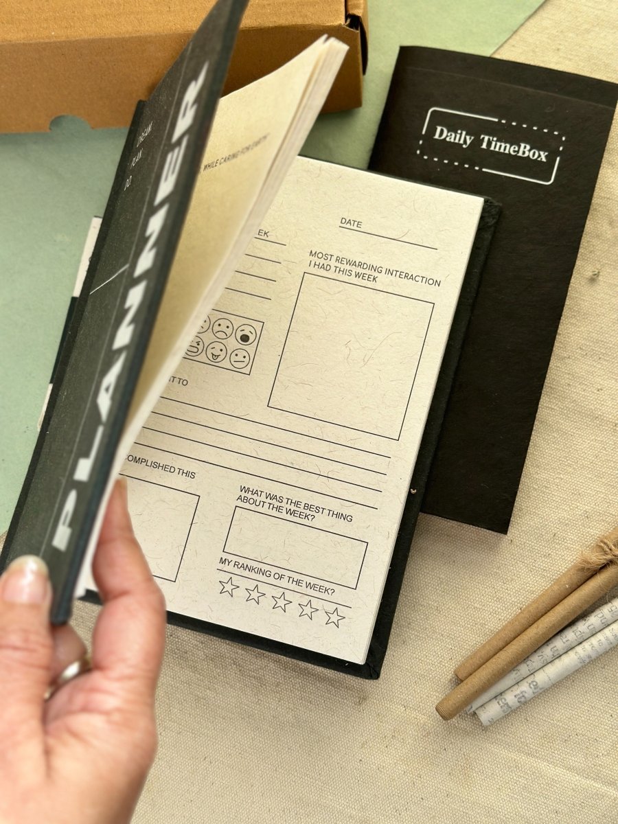 Sustainable 'Time management' Hamper - Classic Black Success | Verified Sustainable by Brown Living™