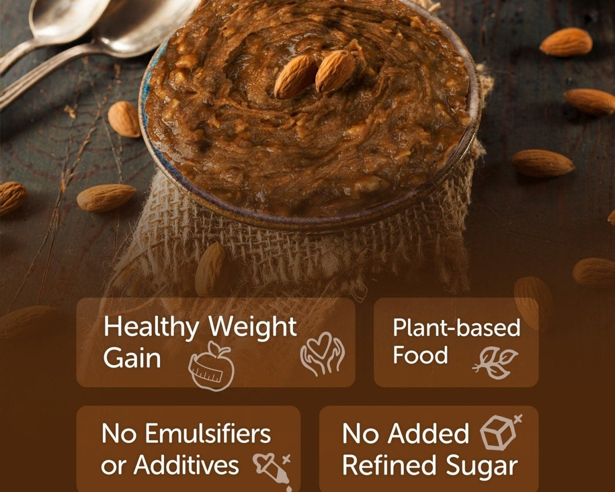Sweetened Almond Butter 200g - Organic & Crunchy – Jams & Spreads on Brown Living™. SKU: 1DS_ABCS - 2H. Img 3.