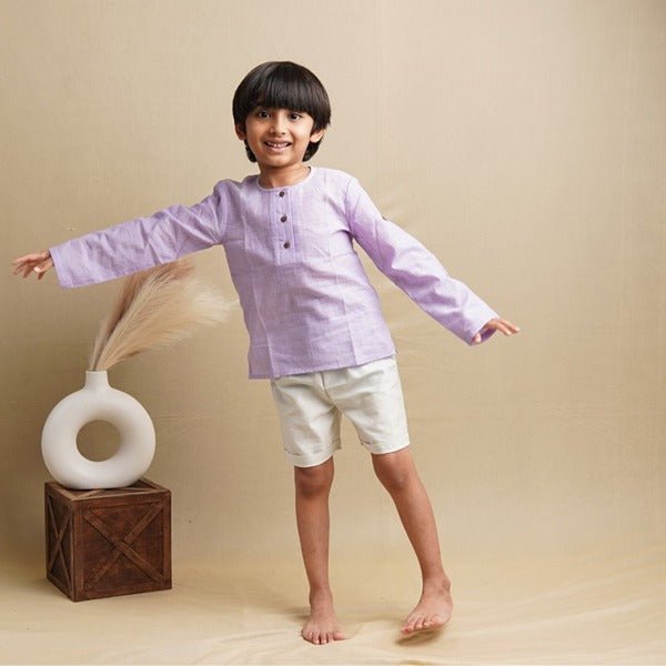 Terra Trotters - Boys Shorts – Kids Shorts on Brown Living™. SKU: SCBSHA - 01. Img 2.