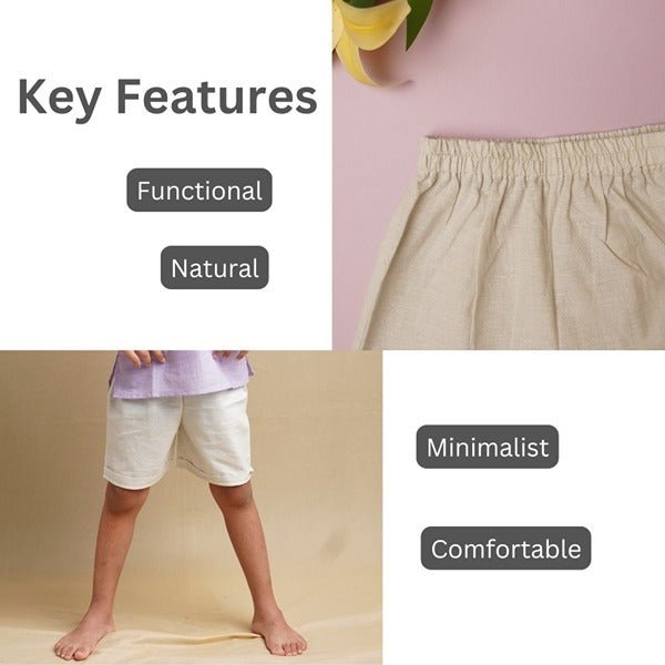 Terra Trotters - Boys Shorts – Kids Shorts on Brown Living™. SKU: SCBSHA - 01. Img 5.