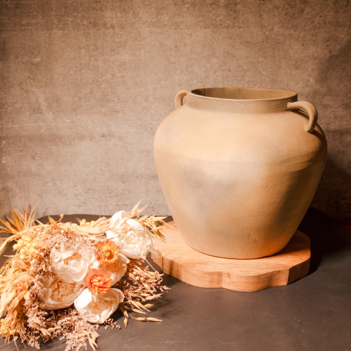 Timeless Grace - Elegant Ceramic Vase for Home Decor | Verified Sustainable by Brown Living™