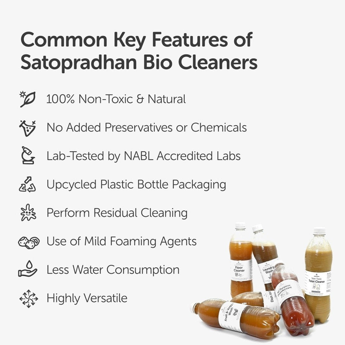 Toilet Cleaner 1.9L - Eco - Friendly Bio - Enzyme – Cleaning Products on Brown Living™. SKU: 4BC_NTTC - 2K. Img 3.