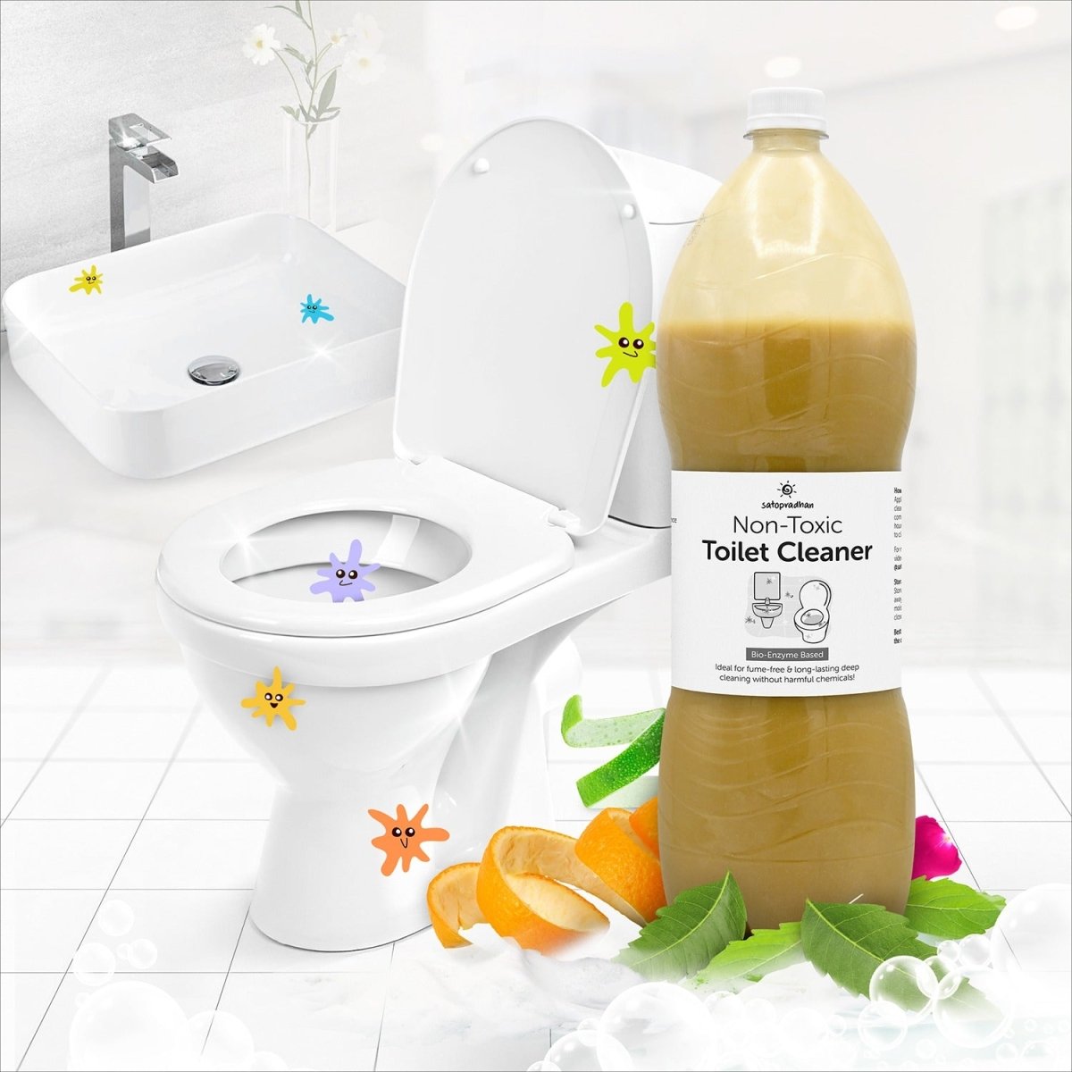 Toilet Cleaner 1.9L - Eco - Friendly Bio - Enzyme – Cleaning Products on Brown Living™. SKU: 4BC_NTTC - 2K. Img 4.
