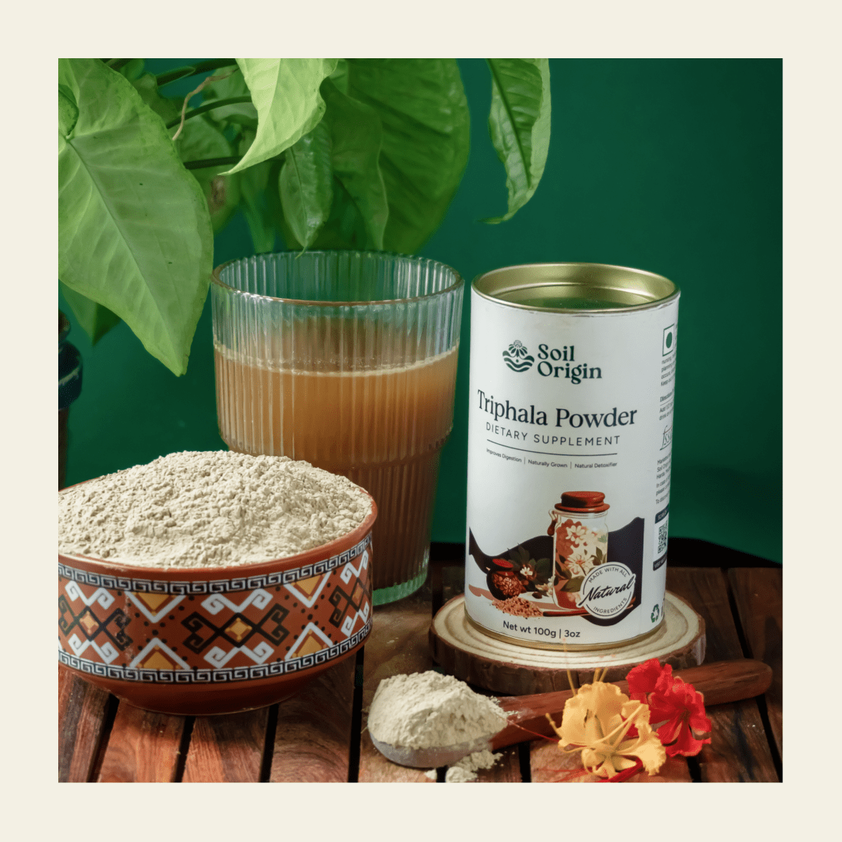 Triphala Powder | Gut Health | 100g | Verified Sustainable by Brown Living™