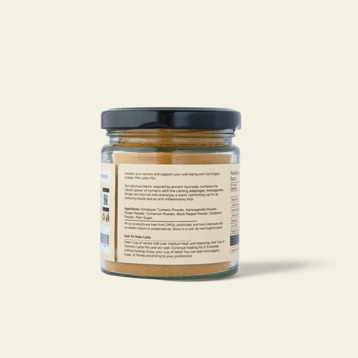 Turmeric Latte Mix | With Ashwagandha | Antioxidants | 100g | Verified Sustainable by Brown Living™