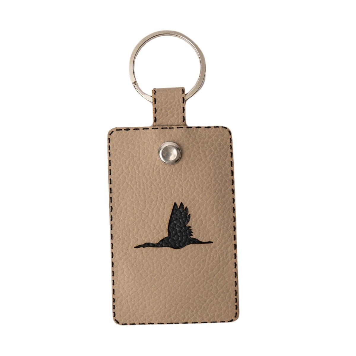 Upcycled Handmade Bird Key Chain – Gift on Brown Living™. SKU: KC010 - KC. Img 4.
