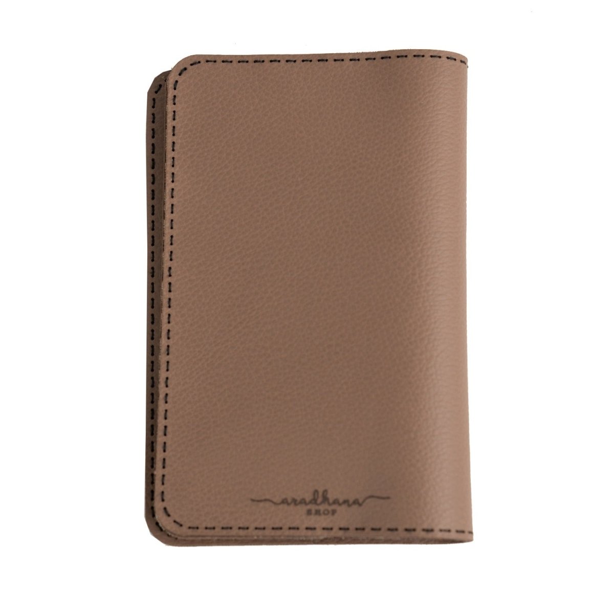 Upcycled Handmade Passport Cover – Passport Wallet on Brown Living™. SKU: W0012B. Img 3.