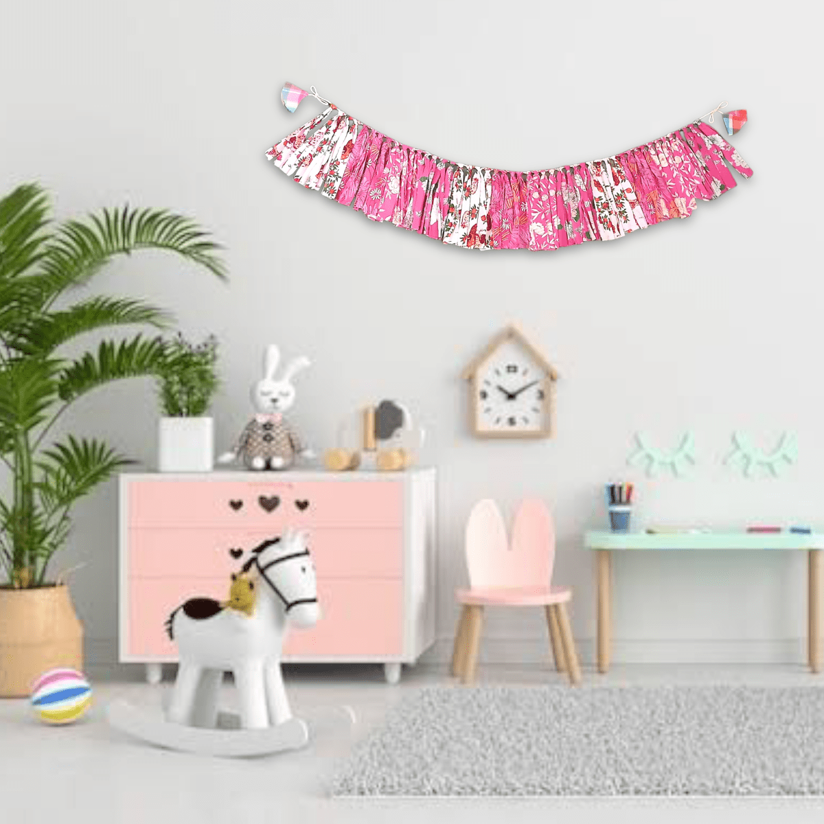 Upcycled Pink Fringes | Verified Sustainable by Brown Living™