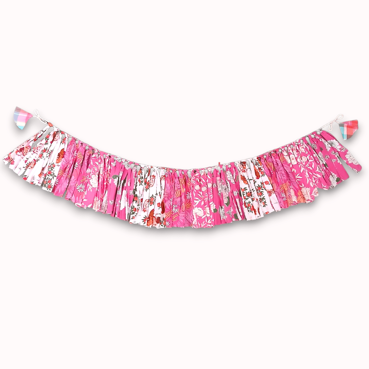 Upcycled Pink Fringes | Verified Sustainable by Brown Living™