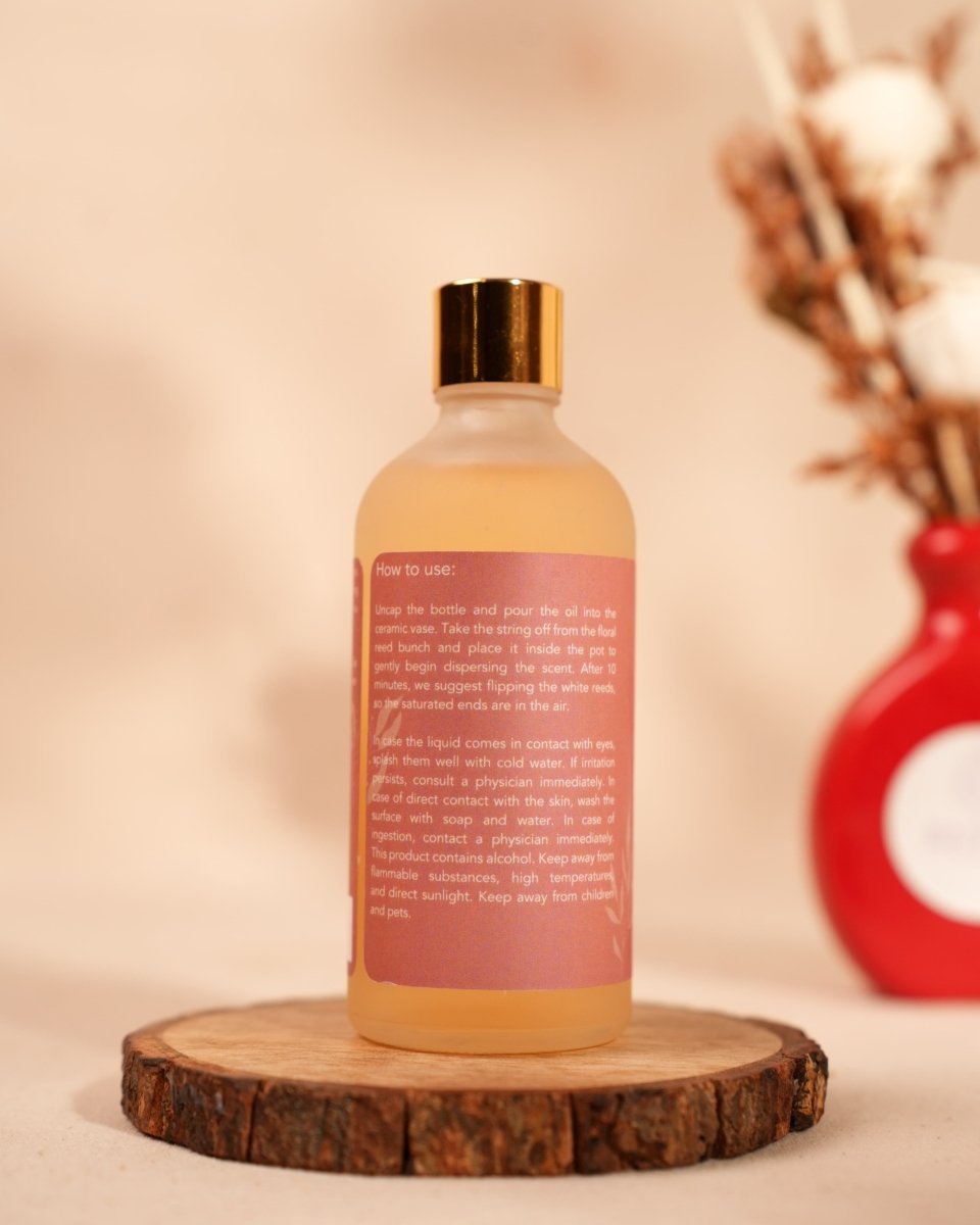 Vanilla Whisper Reed Diffuser Set - Nutty, Warm and Gourmand Scent | Verified Sustainable by Brown Living™