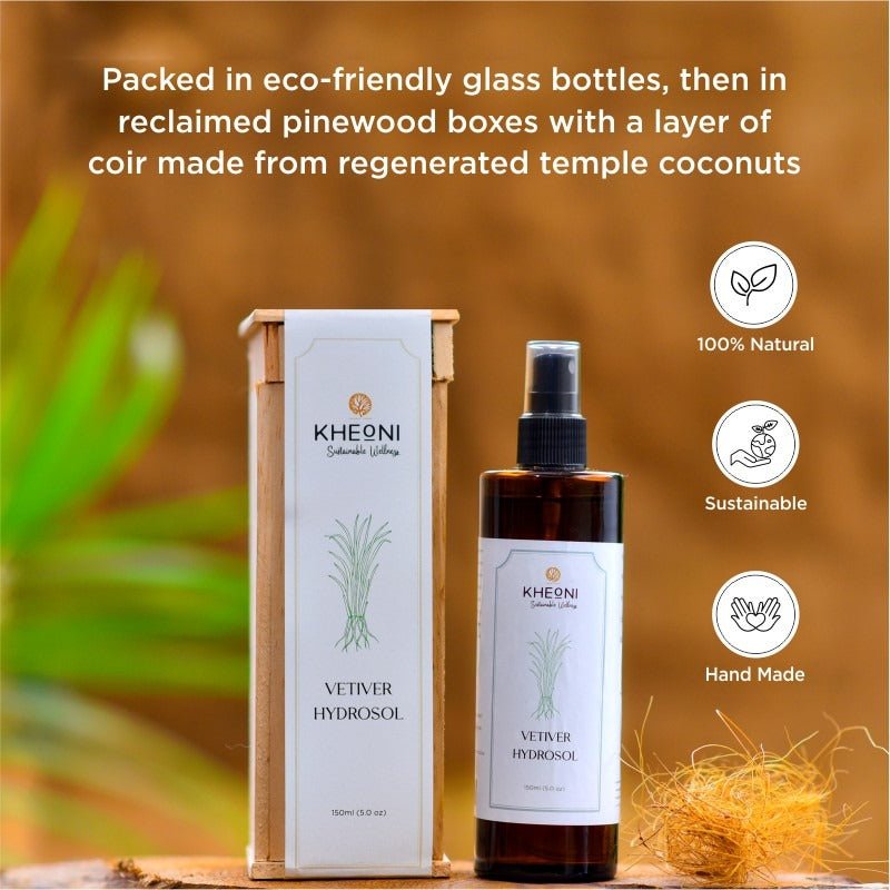 Vetiver Hydrosol for Natural Skin Toning