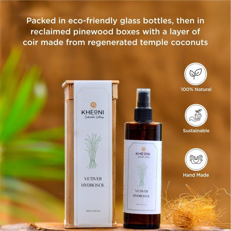 Vetiver Hydrosol for Natural Skin Toning | Verified Sustainable by Brown Living™