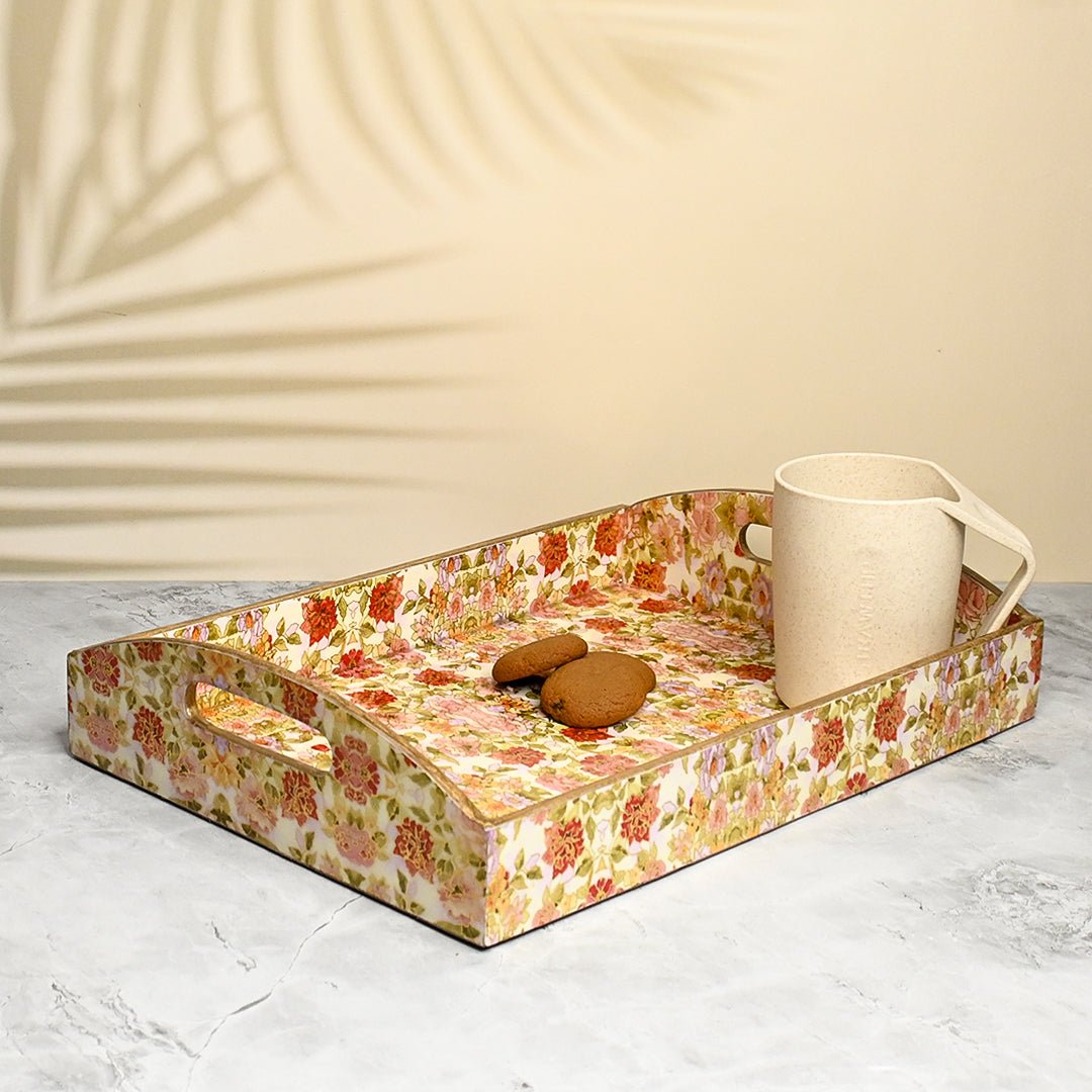 Wooden Trays with Curved Handle - Pack of 3 – Home Decor on Brown Living™. SKU: MJ00163TYX. Img 2.