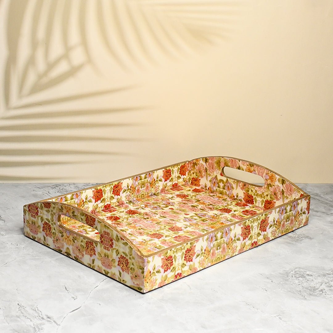Wooden Trays with Curved Handle - Pack of 3 – Home Decor on Brown Living™. SKU: MJ00163TYX. Img 3.