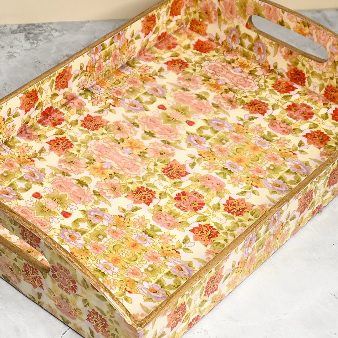 Wooden Trays with Curved Handle - Pack of 3 – Home Decor on Brown Living™. SKU: MJ00163TYX. Img 4.
