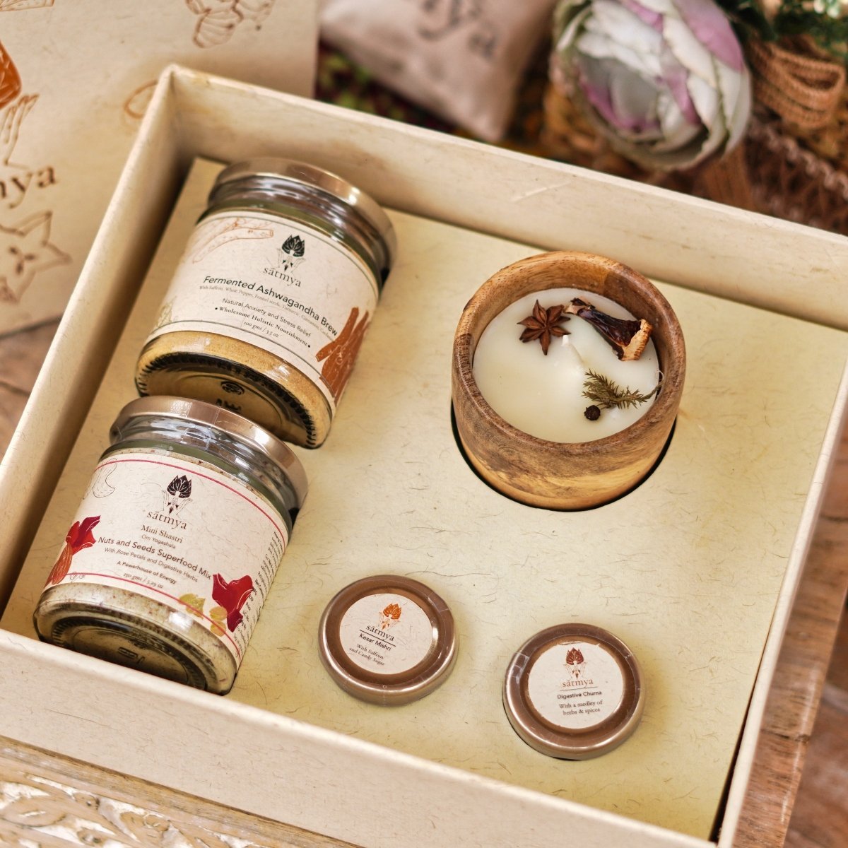 Vīrya Gift Box - Herbal Health & Energy Set | Verified Sustainable by Brown Living™