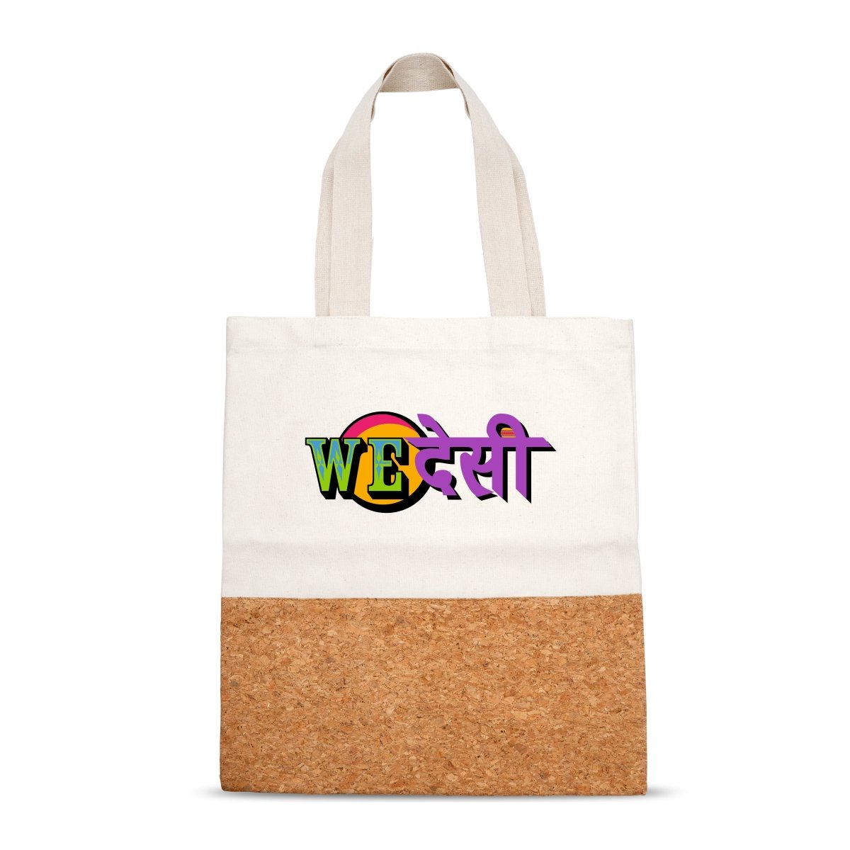 Wedesi Cork And Canvas Tote Bag – Tote Bag by The Cork Studio available on Brown Living™. . SKU: TCS - 42. Img 1.
