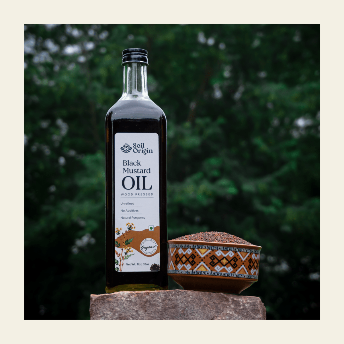 Wood - Pressed Black Mustard Oil | Unrefined | No Additives – Cooking Oils on Brown Living™. SKU: SOOGMO00L001. Img 5.