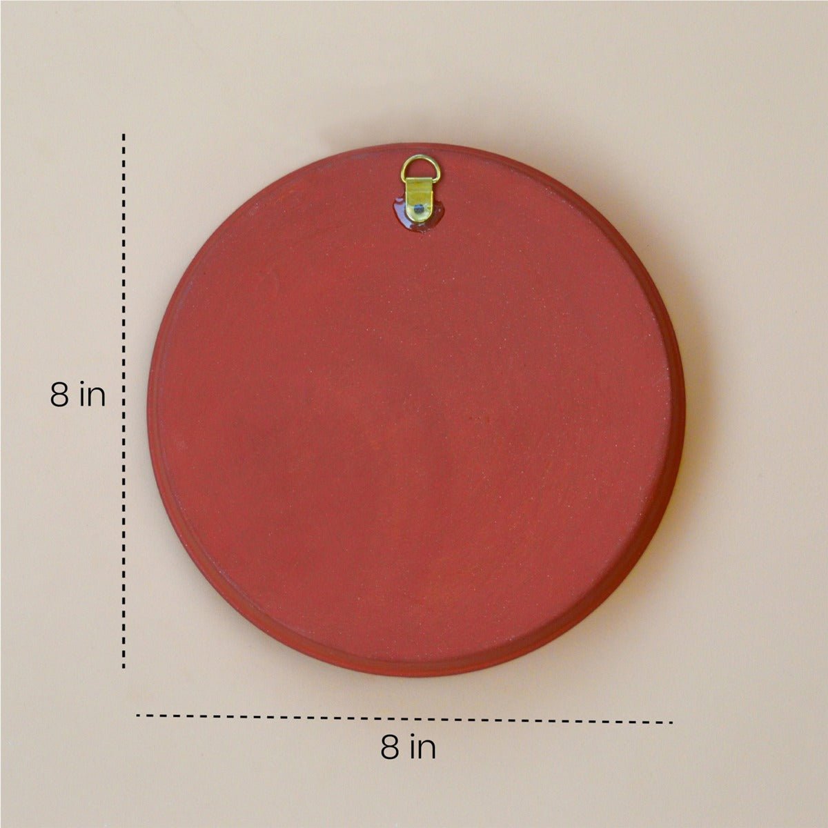 YJHD Quote Terracotta Wall Plate | Verified Sustainable by Brown Living™