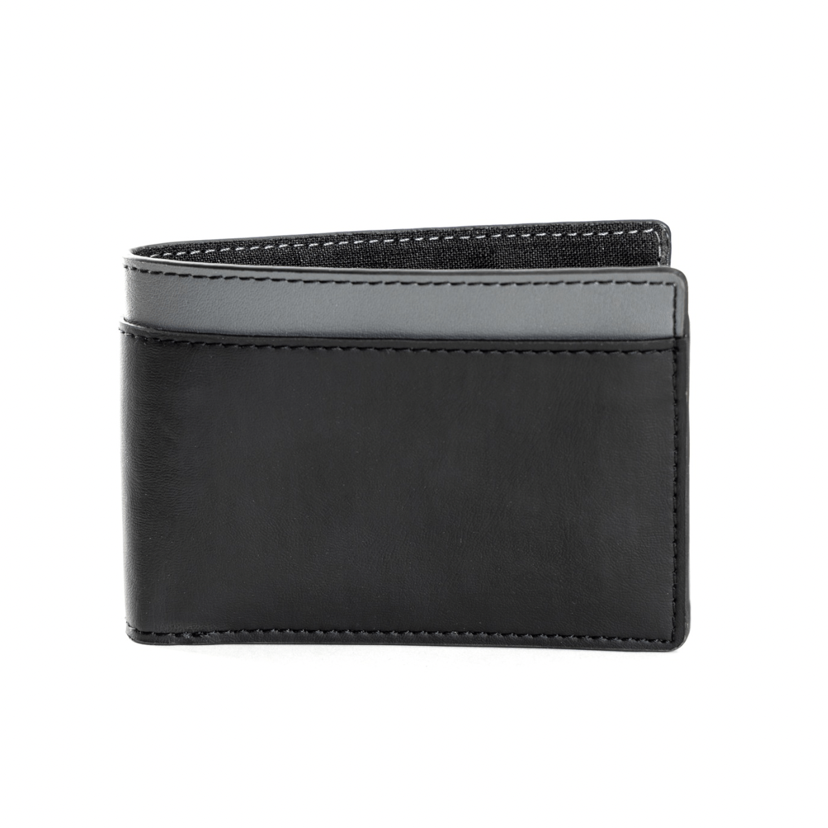 Zeus (Black & Grey) | Mens Wallet made of Cactus Leather | Verified Sustainable by Brown Living™