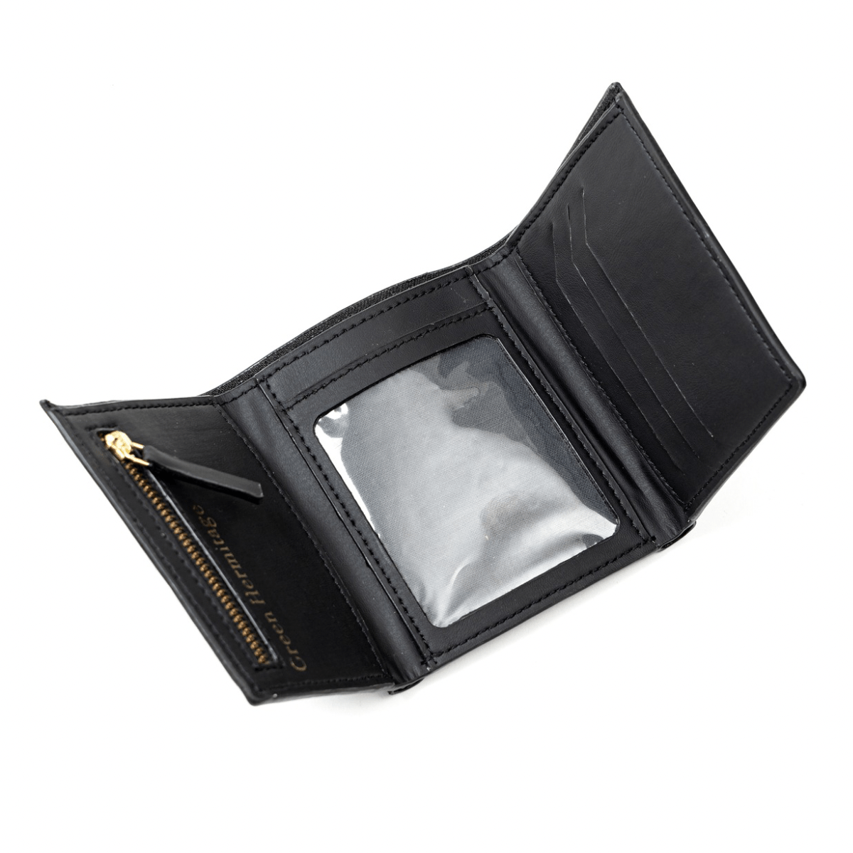 Zeus (Black & Grey) | Mens Wallet made of Cactus Leather | Verified Sustainable by Brown Living™