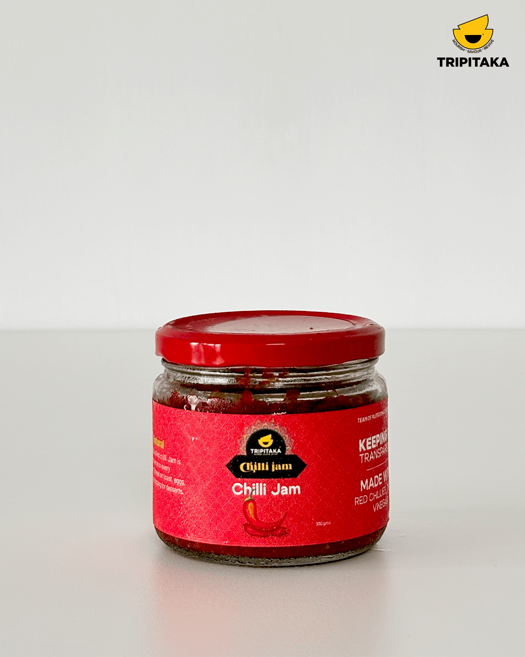 Sweet Chilli Jam 300g | Sweet Spicy Spread for Everyday Meals – Jams & Spreads on Brown Living™. SKU: TP-CJ-SCJ. Img 1.