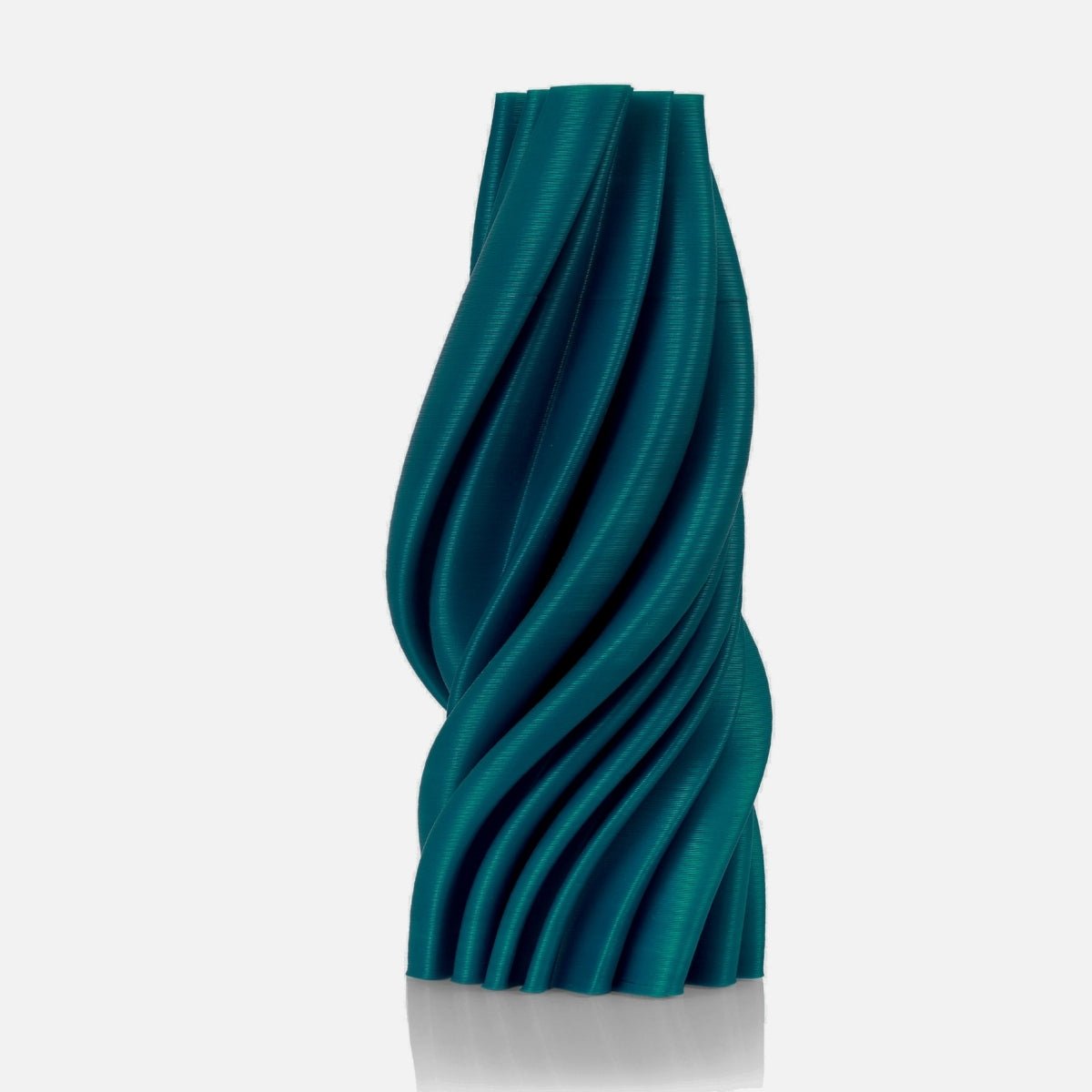 Swirling Mint Plant - Based Turquoise Green Biophilic Vase – Home Decor on Brown Living™. SKU: SWMIEDPLTRA018. Img 2.