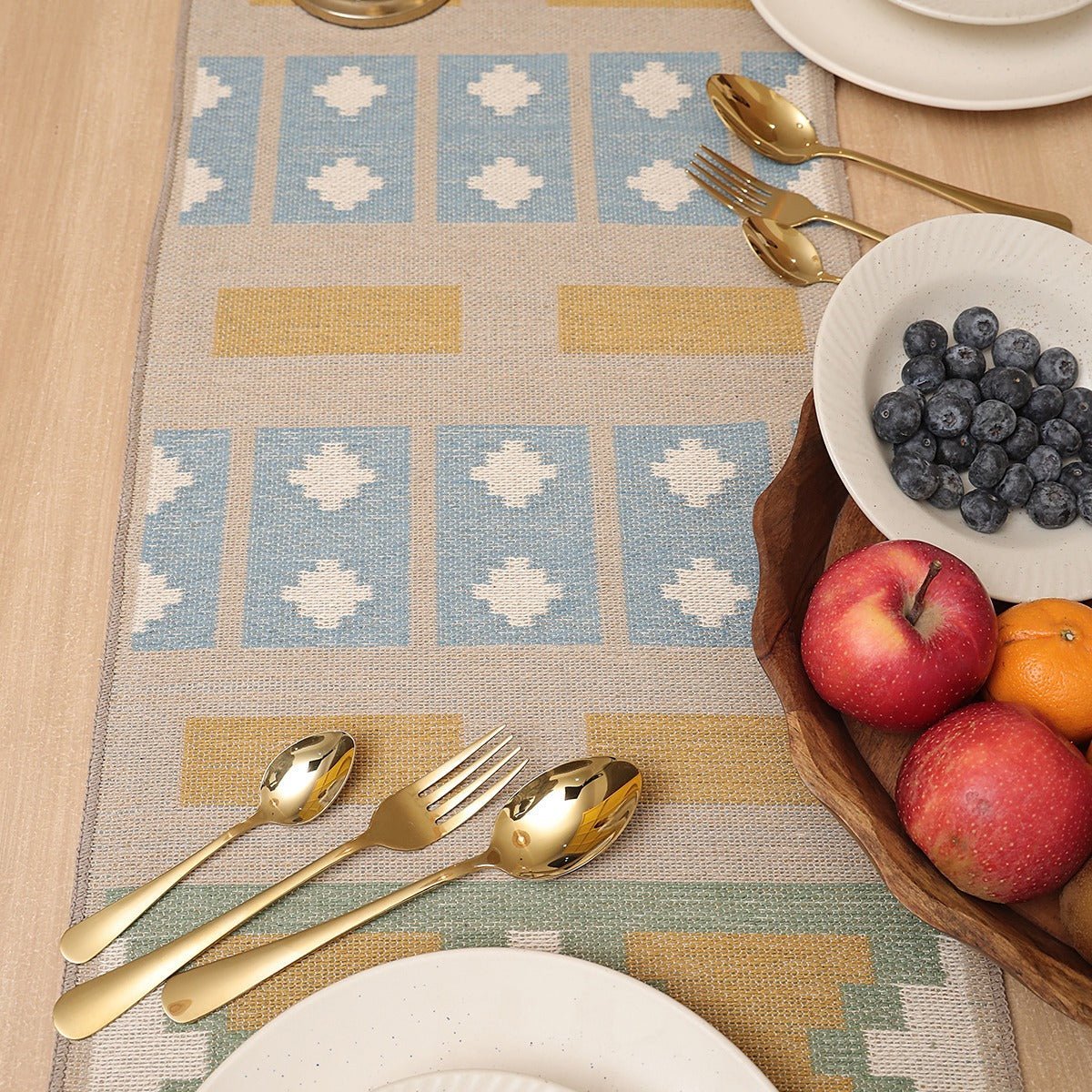 Tabletop Pop Runner – Table Linens on Brown Living™. SKU: TGW160070. Img 4.