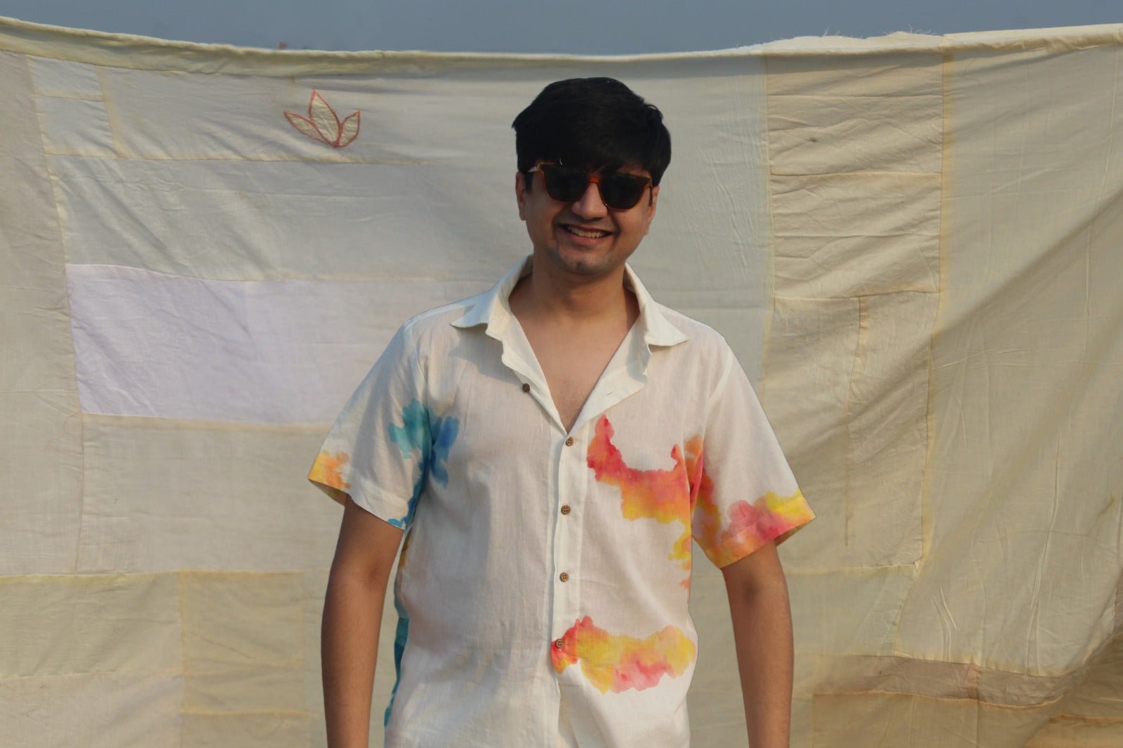 Tamasha Inspired Shirt for Men – Effortless Casual Statement Wear – Men Shirt on Brown Living™. SKU: SH25. Img 1.