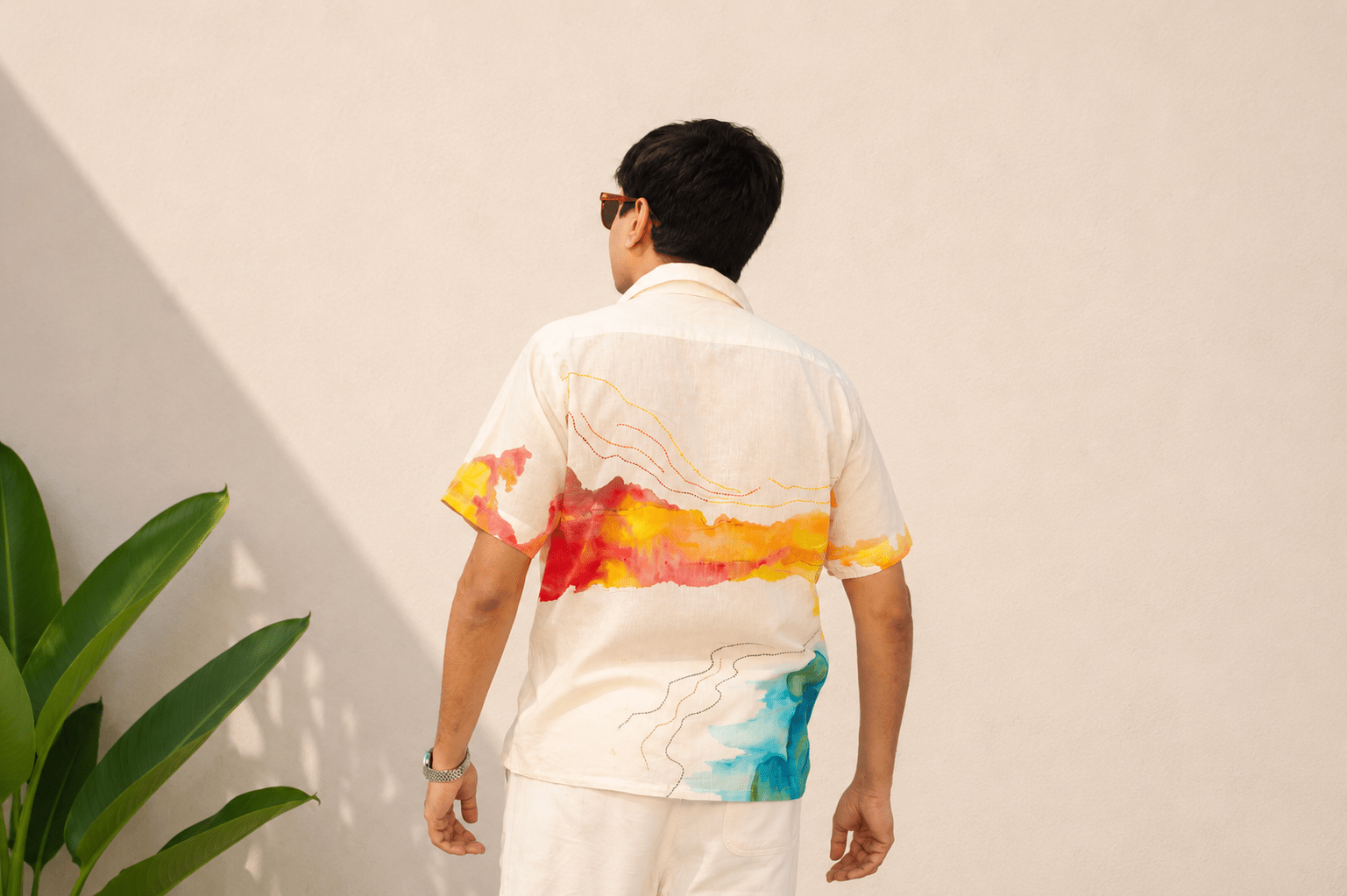 Tamasha Inspired Shirt for Men – Effortless Casual Statement Wear – Men Shirt on Brown Living™. SKU: SH25. Img 6.