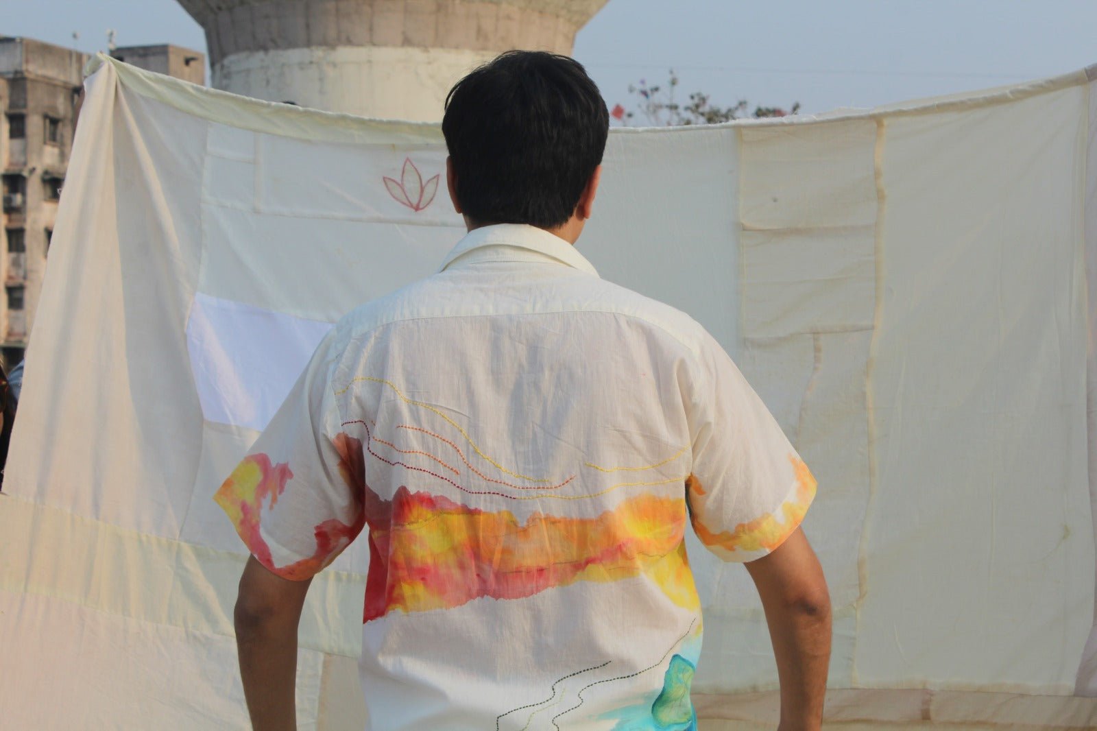 Tamasha Inspired Shirt for Men – Effortless Casual Statement Wear – Men Shirt on Brown Living™. SKU: SH25. Img 3.