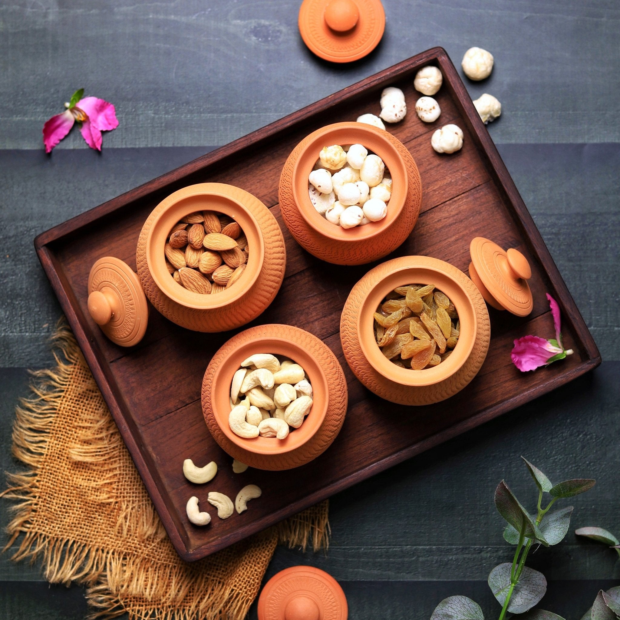 Terracotta Nawabi Pot | Handcrafted Clay Multipurpose Jar – Containers on Brown Living™. SKU: SP-2. Img 13.