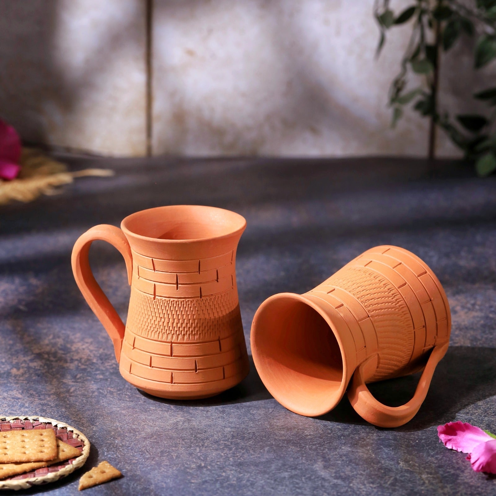 Terracotta Royal Jumbo Mug – Mugs on Brown Living™. SKU: JM-10. Img 4.